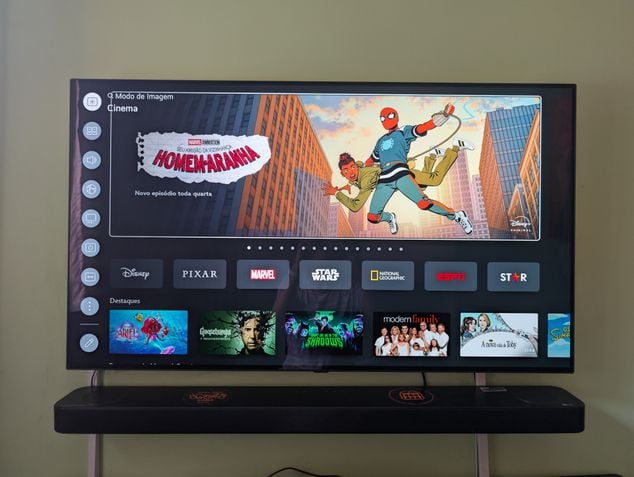 TV LG configuração para filme