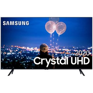 Smart TV 55" 4K Samsung UN55TU8000GXZD, Crystal UHD, Borda Infinita, Alexa Built In, Visual Livre de Cabos, Modo Ambiente Foto, Controle Único