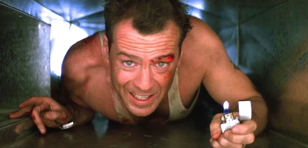 John McClane é o herói comum lutando contra todas as possibilidades (Imagem: Divulgação/20th Century Fox)