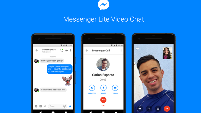 Facebook apresenta chat por vídeo no Messenger Lite
