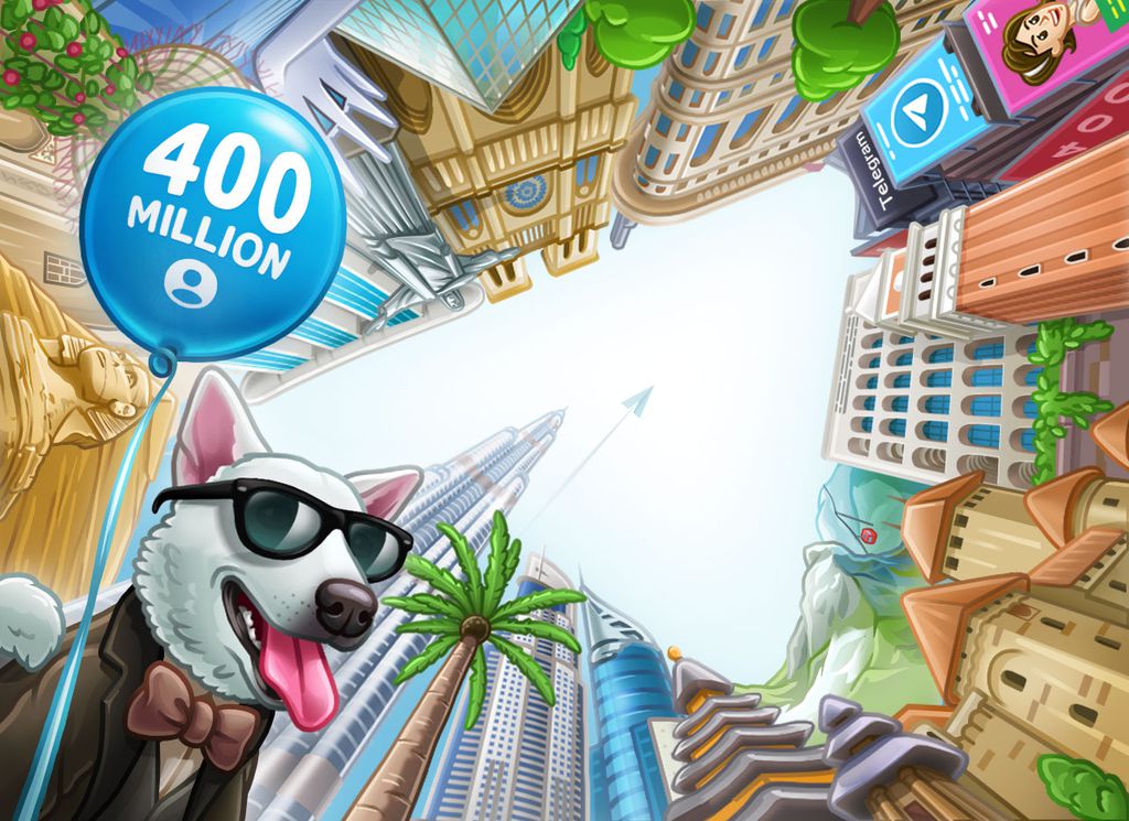 Telegram chega a 400 milhões de usuários ativos por mês. (Imagem: Divulgação/Telegram)