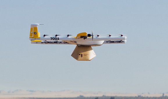 Drone da Wing, startup da Alphabet (Foto: Divulgação)