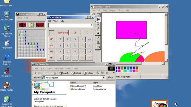 Reviva os velhos tempos de Windows 2000 no seu navegador