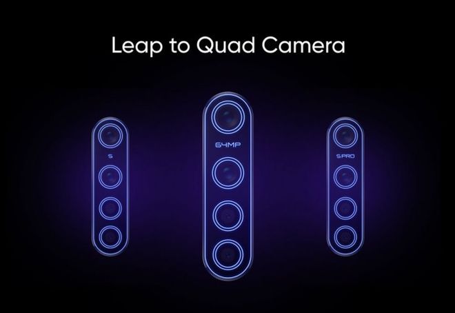 Imagem postada pelo CEO da Realme Índia revela que teremos três novos telefones com quatro câmeras/ Imagem: Realme