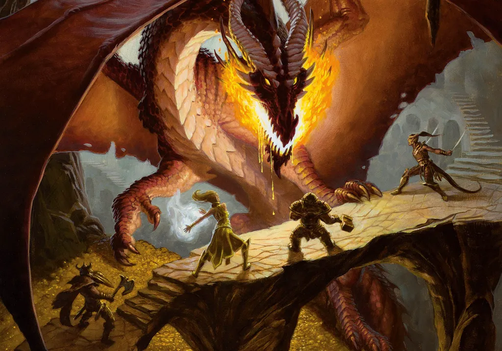 Criado por Gary Gygax e Dave Arneson, Dungeons & Dragons é considerado o primeiro RPG do mercado (Foto: Divulgação/Wizards of the Coast)