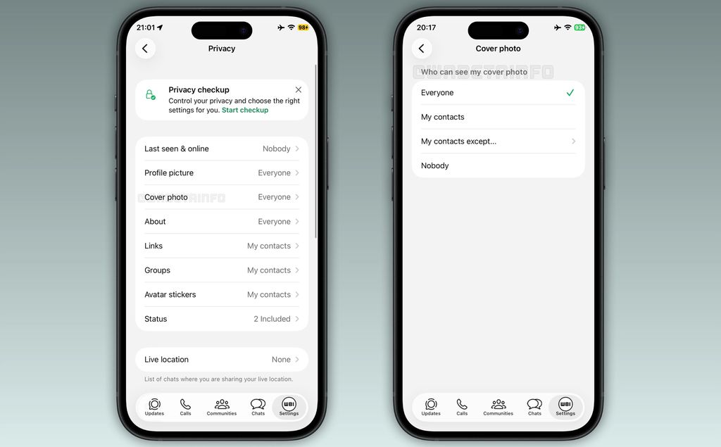 Privacidade foto de capa