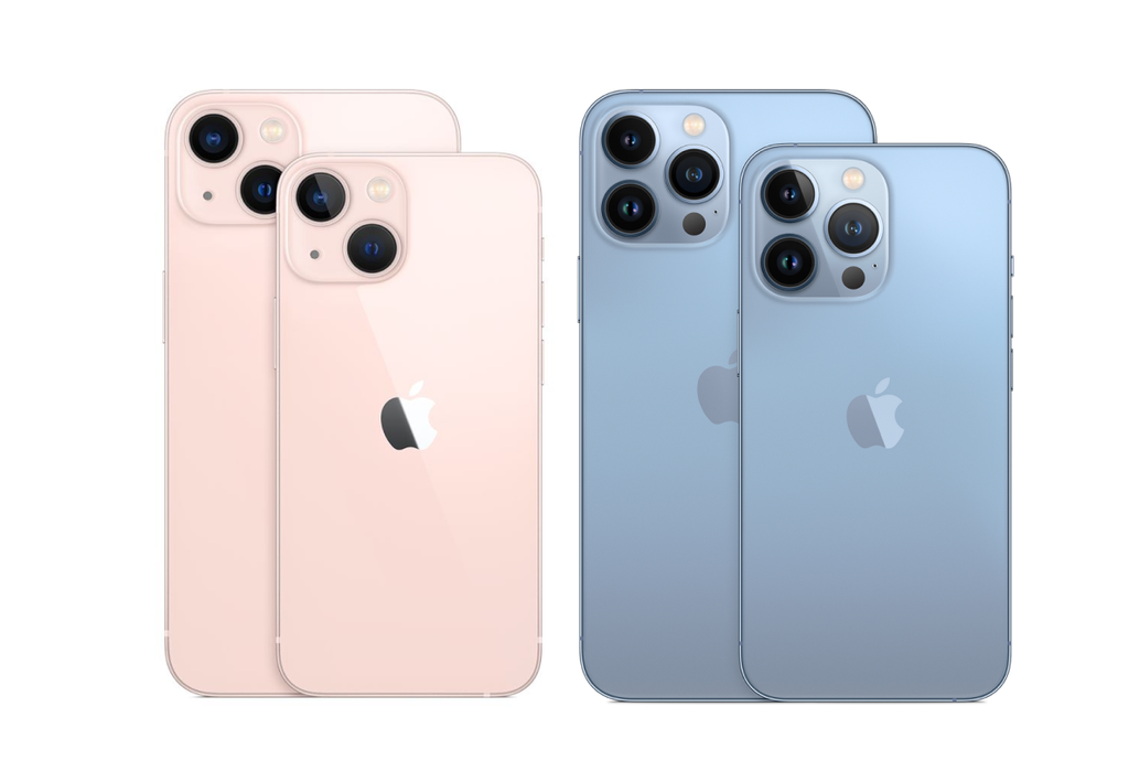 Linha iPhone 14 deve ser composta por dois modelos de 6,1" e dois de 6,7" (Imagem: Reprodução/Canaltech)