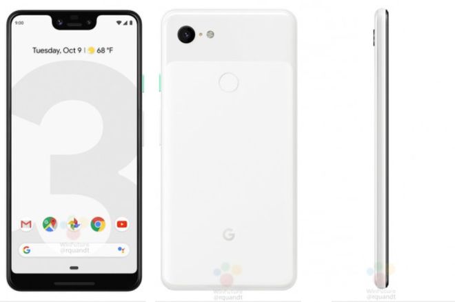 Google Pixel 3 e 3 XL aparecem nas cores preta e branca em imagens vazadas