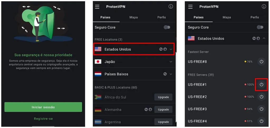 Conecte-se a uma VPN pelo celular (Captura de tela: André Magalhães)