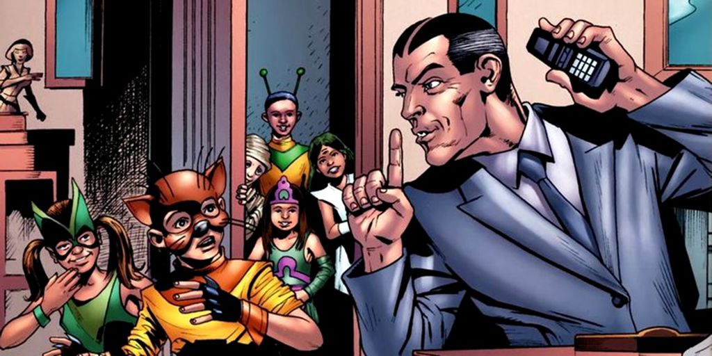 Cena de um arco de The Boys que "se inspira" nos X-Men para mostrar um professor reunindo crianças "especiais" com o propósito de violentá-las sexualmente (Image: Reprodução/Dynamite Entertainment)