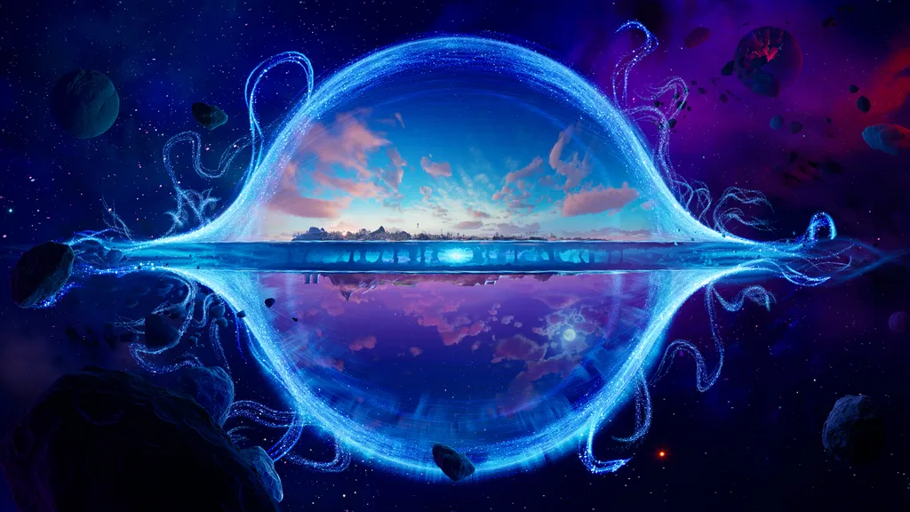 Realidade Zero, a realidade que contém a ilha de Fortnite (Foto: Divulgação/Epic Games)