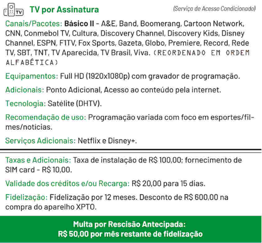Regras para divulgação de planos de Telecom