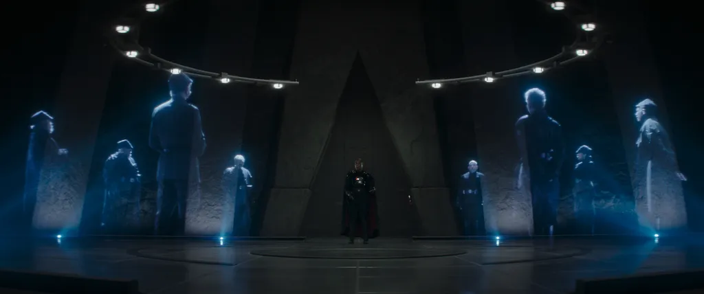 A cena do Conselho das Sombras dá várias pistas sobre o futuro de Star Wars (Imagem: Divulgação/Lucasfilm)