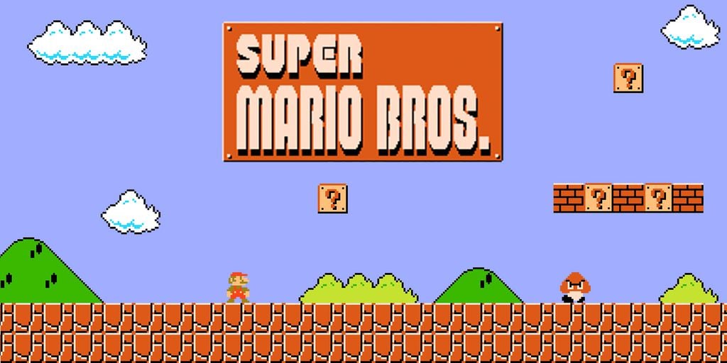 Primeira fase de Super Mario Bros