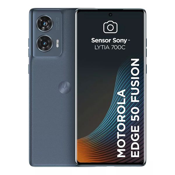 Smartphone Motorola Edge 50 Fusion 5G - 256GB 16GB Ram Boost 50MP Sony AI Camera IP68 NFC - Azul Escuro | PIX