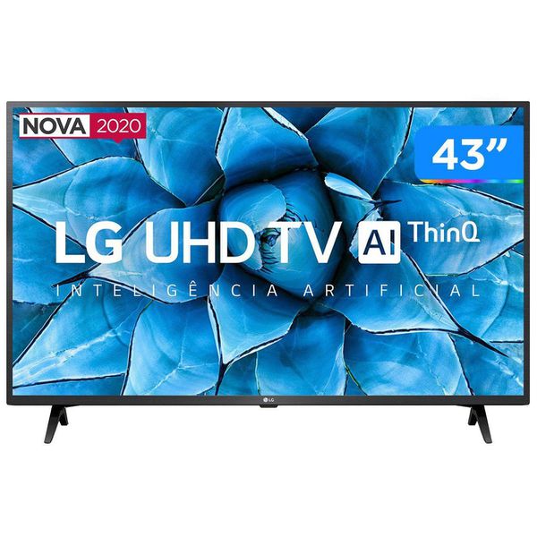 [CUPOM] Smart TV UHD 4K LED IPS 43” LG 43UN7300PSC Wi-Fi - Bluetooth Inteligência Artificial 3 HDMI 2 USB