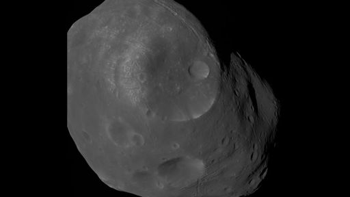 Vídeo mostra detalhes de Fobos, lua de Marte, capturados por sonda da ESA