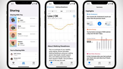 iOS 15 facilitará o uso de dados do app Saúde em consultas médicas