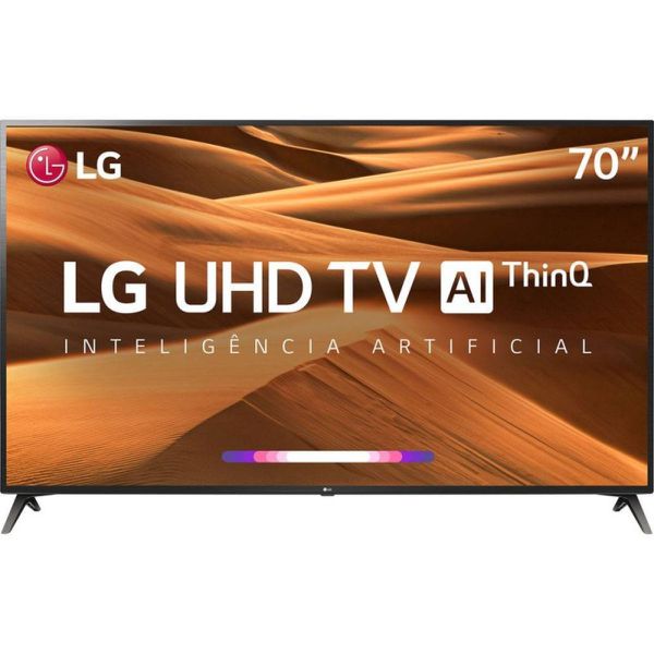 Smart TV 4K LED 70” LG 70UM7370PSA Wi-Fi - Inteligência Artificial Controle Smart Magic