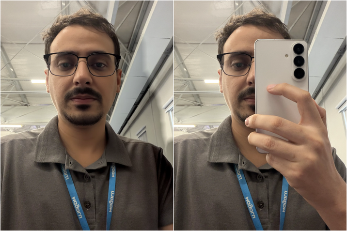 Remoção de celular na frente do rosto com o Apple Intelligence