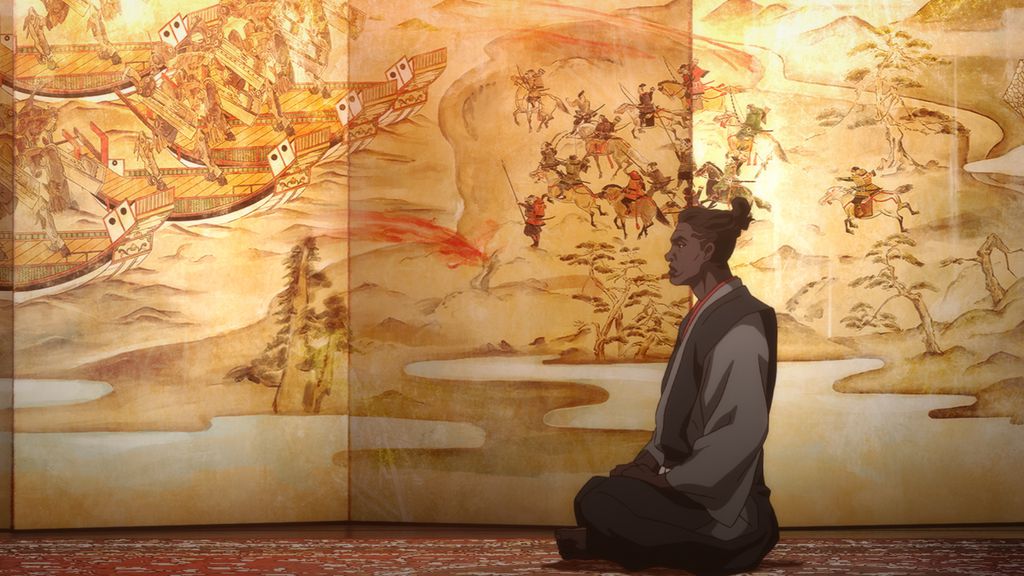 Yasuke, anime original da Netflix sobre um samurai negro no Japão feudal (Imagem: Divulgação / Netflix) 