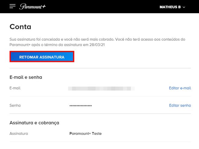 Quero cancelar minha assinatura Paramount mim ajudem pf - Comunidade Google  Play