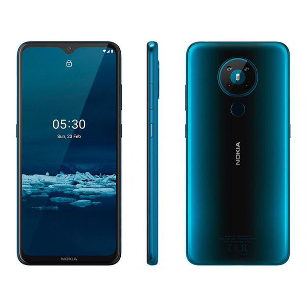 Smartphone Nokia 5.3 128GB Verde 4G Octa-Core - 4GB RAM 6,55” Câm. Quádrupla + Selfie 8MP [APP + CLIENTE OURO]