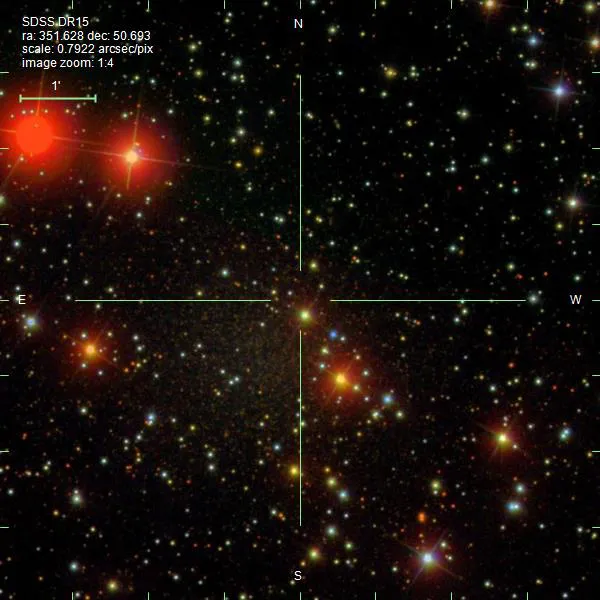A galáxia anã Andrômeda-VII foi alvo do Hubble no dia 14 de julho (Imagem: Reprodução/NASA/STScI)
