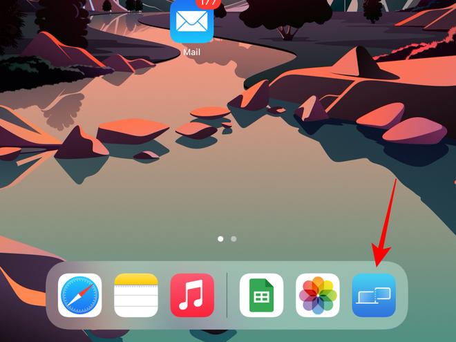 Toque no app do Sidecar para voltar ao recurso sempre alternar entre apps do iPad - Captura de tela: Thiago Furquim (Canaltech)