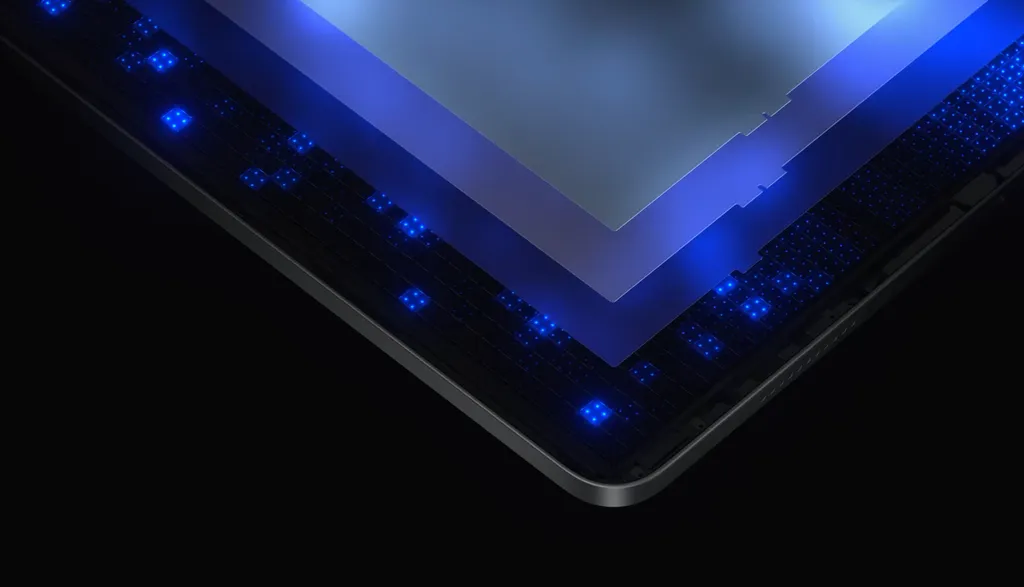 Tecnologia Mini LED oferece maior controle de iluminação na tela para desempenho próximo ao OLED (Imagem: Reprodução/Apple)