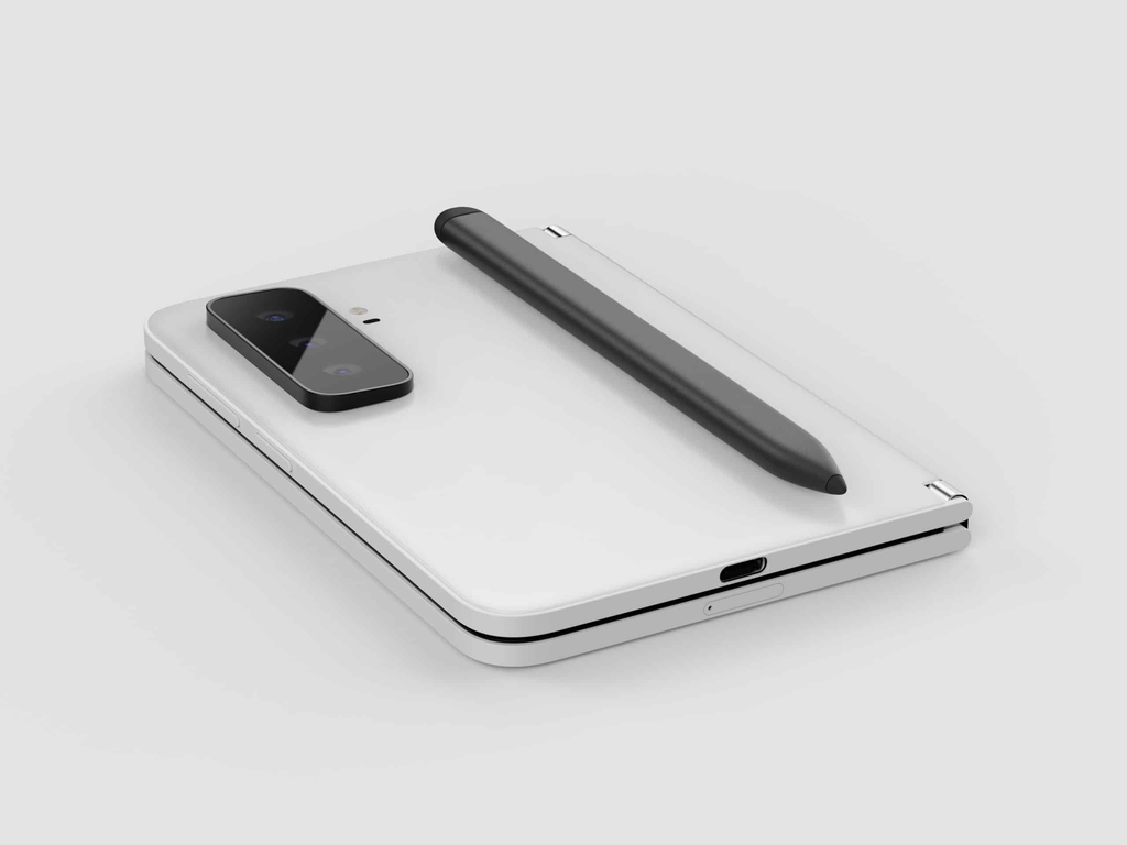 Novo Surface Duo é esperado com grande módulo de câmera traseira com sensores poderosos (Imagem: Reprodução/WindowsUnited)