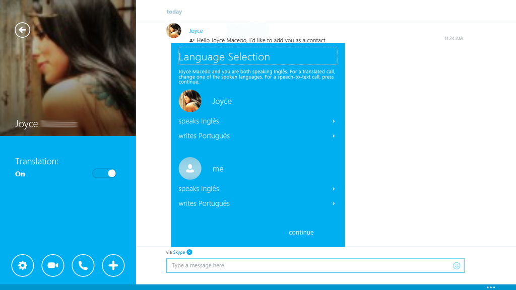 Skype Translator uso