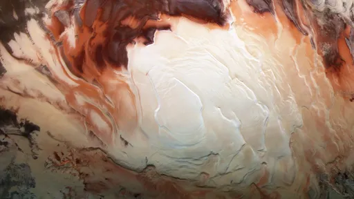 O que as calotas de gelo em Marte revelam sobre o clima do planeta?