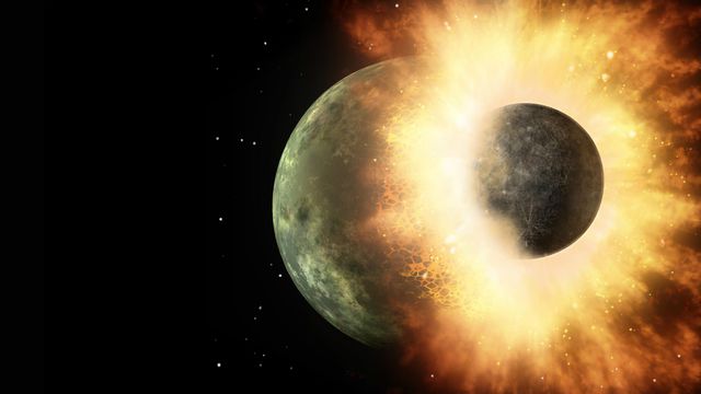 Colisão com a Terra que formou a Lua pode ter trazido água para cá, diz estudo