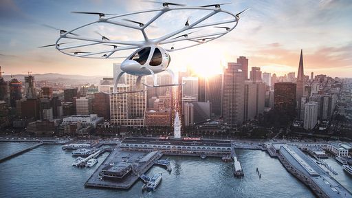 Táxi voador elétrico Volocopter deve começar em breve a ser produzido em massa