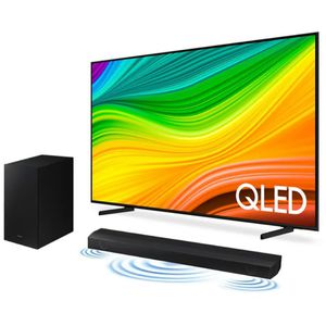 Smart TV 50" QLED 4K 50Q60D 2024 + Soundbar HW-B550/ZD Combo | CUPOM