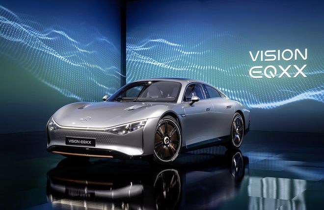Vision EQXX deve ser um dos carros elétricos com melhor autonomia (Imagem: Divulgação/Mercedes)