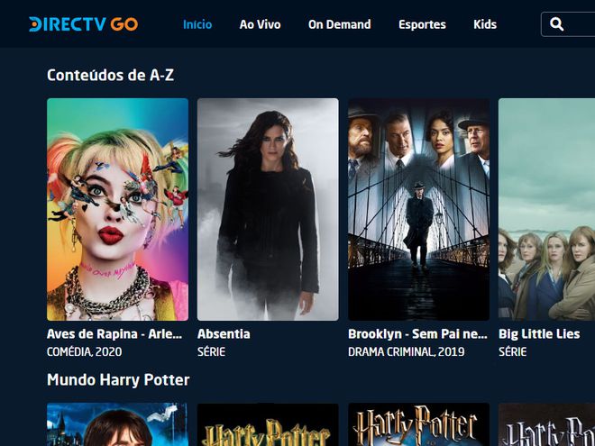 DirecTV Go chega por R$ 59,90 ao mês, com 5 anos gratuitos de HBO no  lançamento - Giz Brasil
