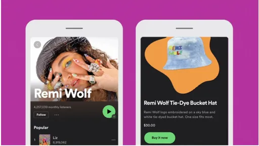 Spotify quer facilitar venda de produtos de artistas no aplicativo