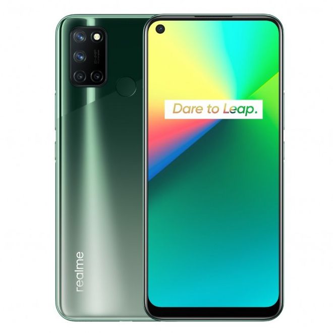 Realme 7i na cor azul (Foto: Divulgação/Realme)