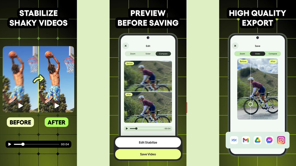 imagens do app App Stabilize Video: Stable Video