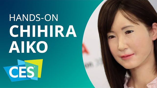 Chihira Aiko: conheça o robô realístico e bizarro da Toshiba [Hands-on | CES 201