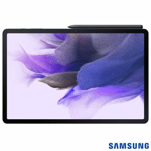 [LEIA A DESCRIÇÃO] Tablet Samsung Galaxy Tab S7 FE Preto 12,4", 128GB, 4G, Android 11, Snapdragon 750G - SM7225 [R$ 2.189,59 COM PRIME]