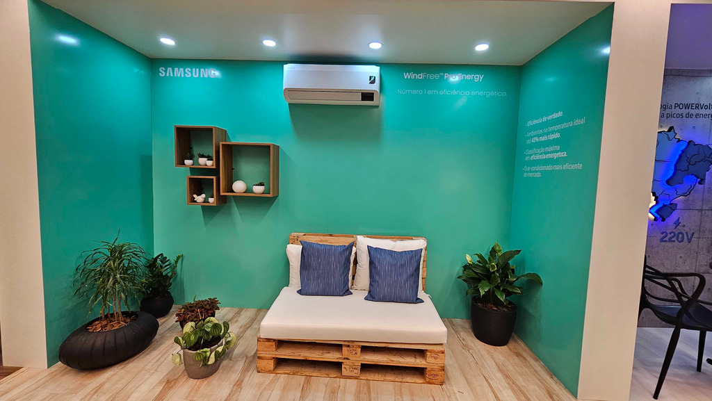 Samsung promete grande integração com o ambiente (Imagem: Jucyber/Canaltech)