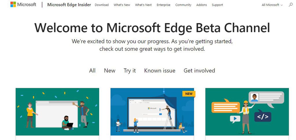 Beta do Edge já está disponível para download (Captura: Rafael Rodrigues/Canaltech)