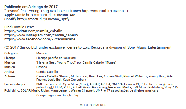 YouTube melhora descrição de músicas em combate a uso indevido da plataforma