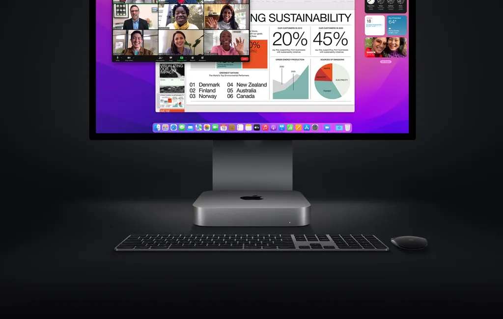 Nova geração do Mac Mini com processador M2 também deve ser anunciada em 2023, mas seu design ainda é desconhecido (Imagem: Reprodução/Apple)