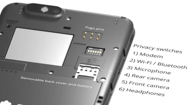 Produto tem interruptores para fornecer maior privacidade (Imagem: Divulgação/Pine64)