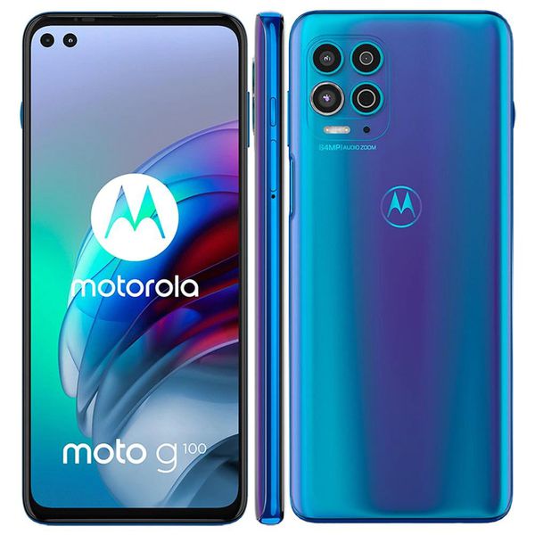 Smartphone Motorola Moto G100 Luminous Ocean 256GB, 12GB RAM, Tela de 6.7”, 5G, Câmera Quádrupla, Android 11 e Processador Qualcomm 870 Octa-Core [À VISTA]