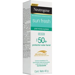 Neutrogena Sun Fresh Protetor Solar Facial Para Pele Oleosa Derm Care Sem Cor FPS 70, 40g [COMPRA COM RECORRÊNCIA]